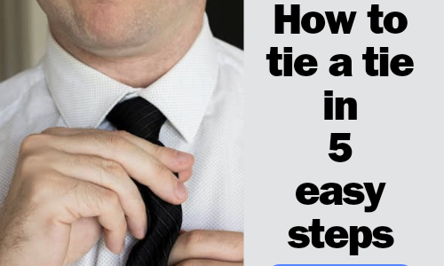 How to tie a tie