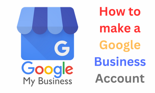 How to make a google business account